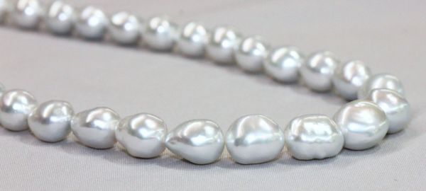Wholesale 9-12mm Natural Color Silver South Sea Pearls