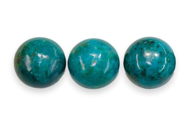 Chrysocolla Round Cabochons - 10 mm