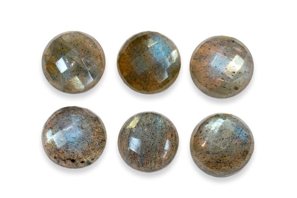 10mm rose cut labradorite