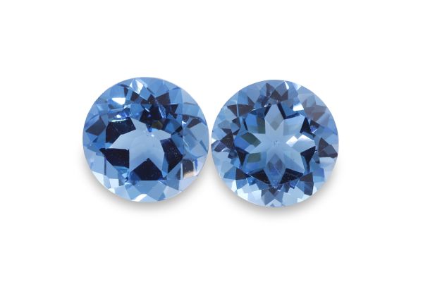 Wholesale 10mm Swiss Blue Topaz Pair