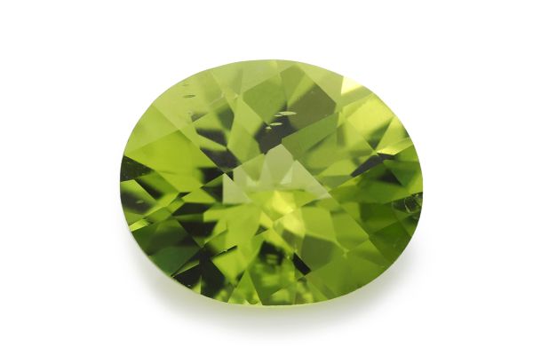 10x12mm Oval Checkerboard Peridot
