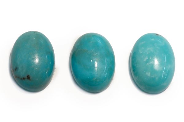 10x14mm Greenish Campitos Turquoise Cabochons 1