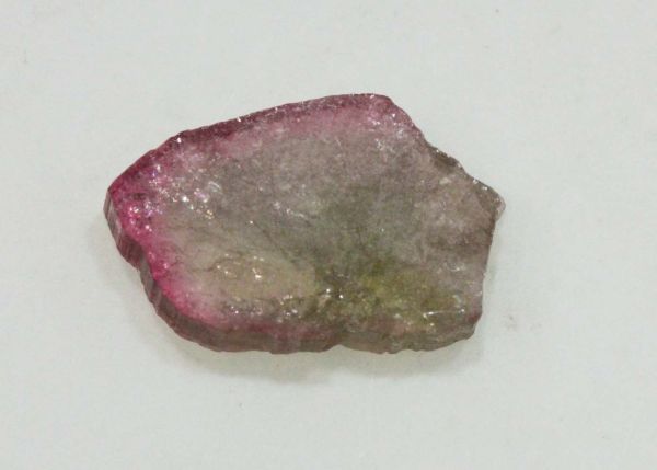 Watermelon Tourmaline Slice, 6.62 cts. - 11.1x17.7mm