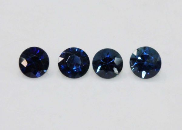 Diamond Cut Sapphire, Better Grade,  3¾mm  & 4mm