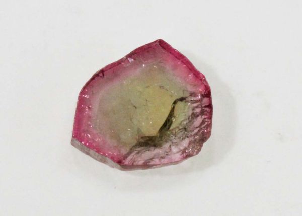 Watermelon Tourmaline Slice, 3.07 cts. - 9.6x10mm