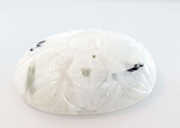 Peristerite Hand-Carved Cabochon,  200 cts. - 36.4x46.5mm