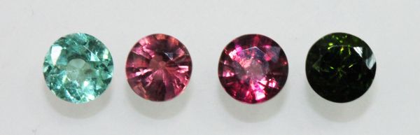 Tourmaline 5.5mm Faceted Rounds @ $23.50