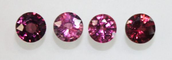 Pink Tourmaline 5.5mm Faceted Rounds @ $36.00
