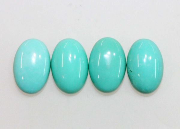 8x12mm oval campitos turquoise cabochons - Good grade