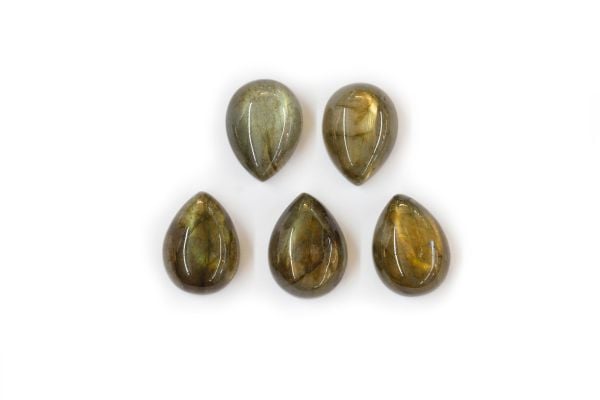 Wholesale Labradorite Cabochon – 12x16mm Pear