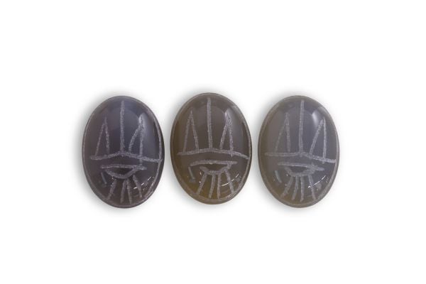 Wholesale Grey Onyx Scarabs 13x18mm