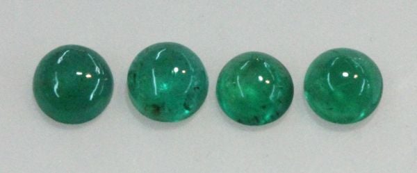 4mm Emerald Cabochons