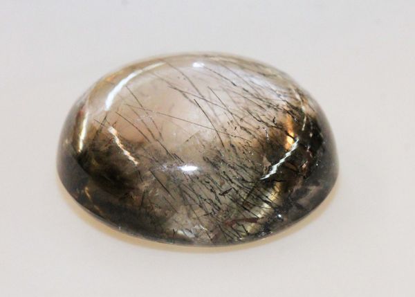 Quartz with Lepidocrocite Oval Cabochon, 28.91 cts. - 19x21.5mm