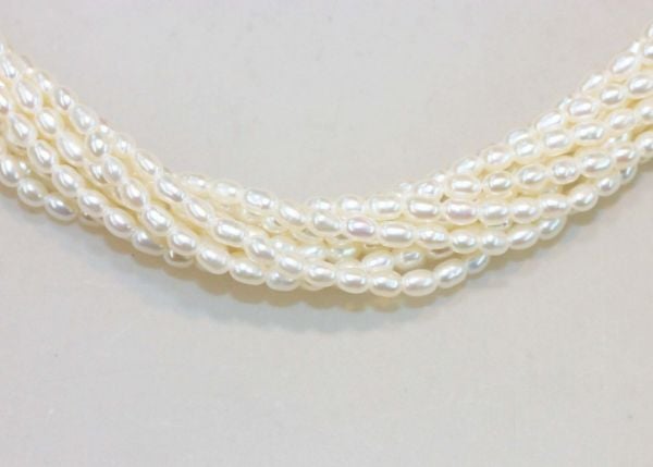 2-2.2mm Oval Natural Seed Pearls 
