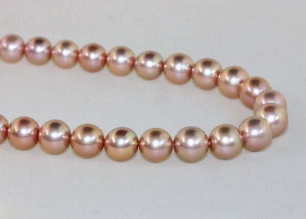 Natural Color 10-12mm Round Pearls