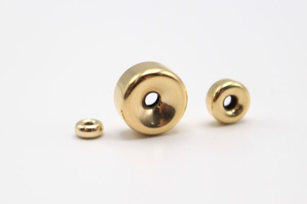 14k Flat Donut Beads