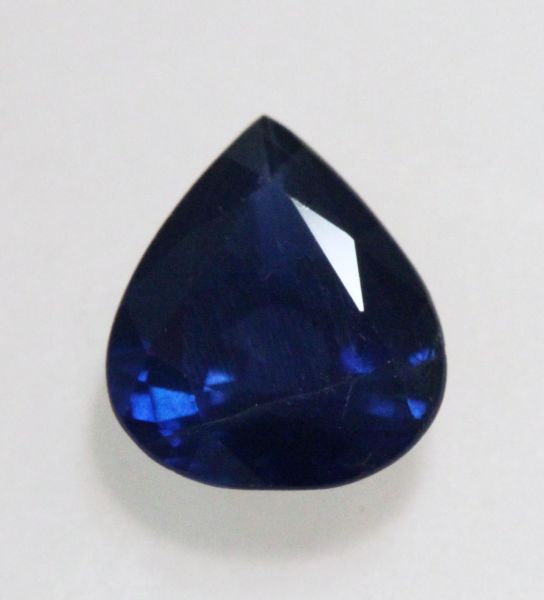Sapphire Faceted Pear 7x8.2mm - 1.50 cts.