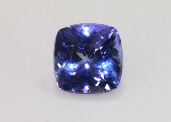 Tanzanite Faceted Cushion Antique