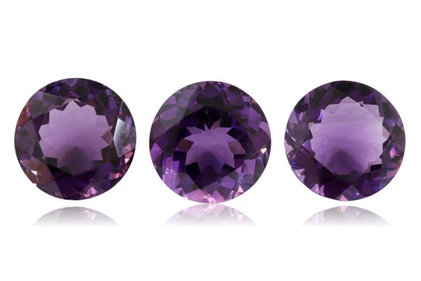 15mm faceted amethyst