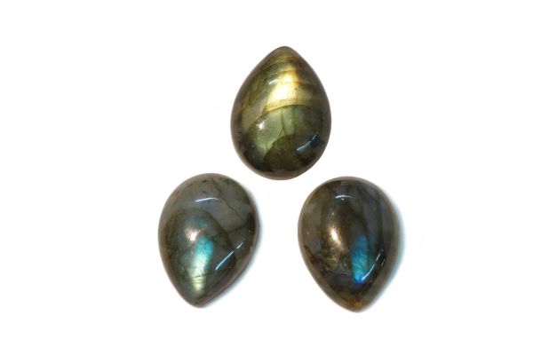 15x20 pear labradorite cabochons