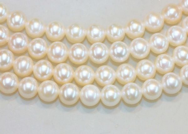 6-6.5mm Round Creamy Pearls 