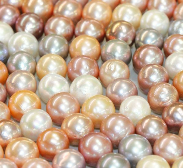 11-14mm Multi Color Rounded Pearls 