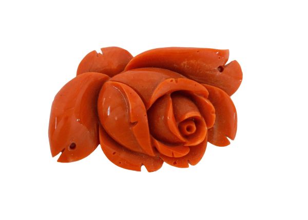 Wholesale Carved Coral Rose