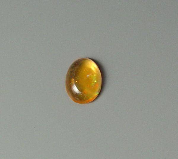Mexican Opal Oval Cabochon Lighter, 0.62 cts. - 5.5x6.8mm