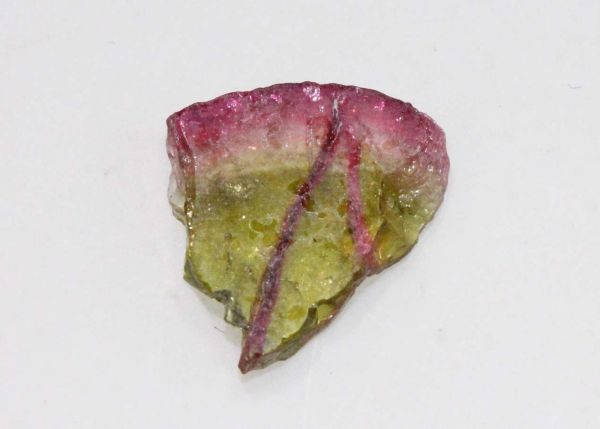 Watermelon Tourmaline Slice, 5.47 cts. - 14.15x13.8mm