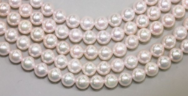 5.5-6mm Round White Japanese Pearls
