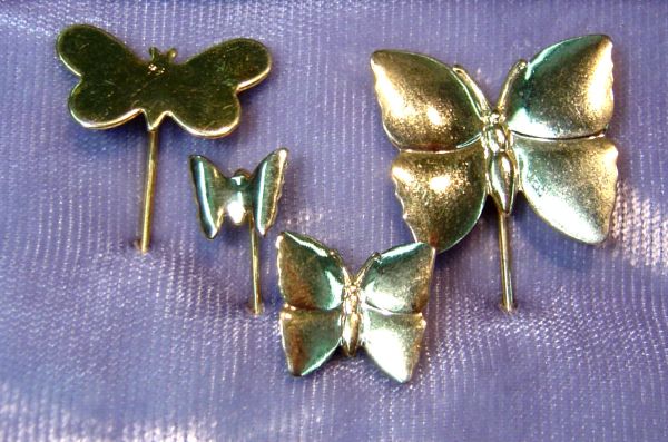Gold Plated Stick Pins - Lot of 48