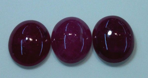 9x11mm Ruby Cabochons 