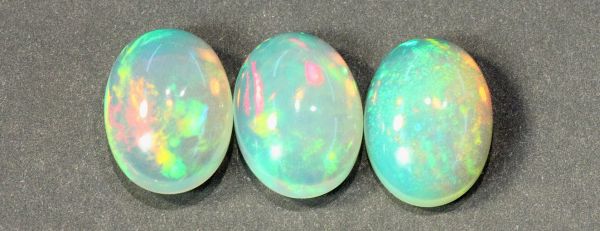 Ethiopian Opal Oval Cabochons, 10x14mm - Select Grade