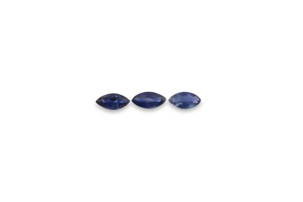 2.5 x 5 mm Blue Sapphire Faceted Marquise @ $20.00 / ct
