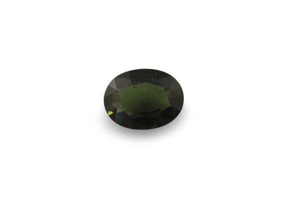 2.61 ct - Green Tourmaline Faceted Oval - 8 x 10.5 mm