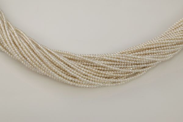 Wholesale Natural Seed Round Pearl Strands 2 - 2.5 mm