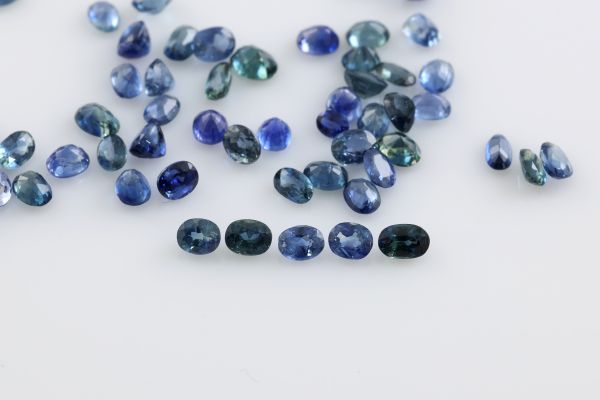 2 x 3 mm Natural Sapphire Faceted Ovals
