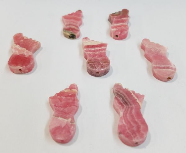 Rhodochrosite Feet - Lot of 34