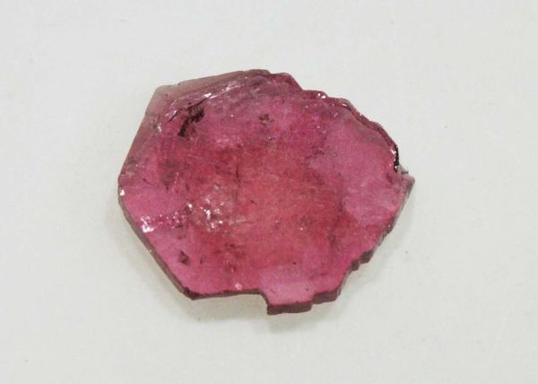 Pink Tourmaline Slice, 7.27 cts. - 15.5x17.3mm