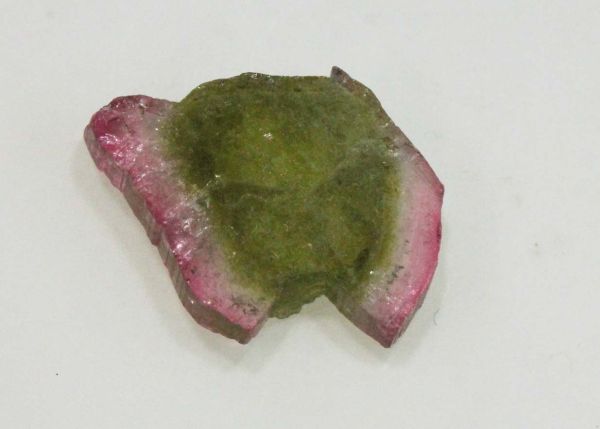 Watermelon Tourmaline Slice, 6.33 cts. - 16.8x12.7mm