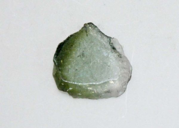 Green Tourmaline Slice, 1.20 cts. - 8.5x9mm