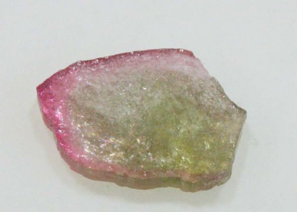 Watermelon Tourmaline Slice, 6.88 cts. - 11.2x17.2mm