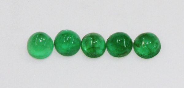 2.25mm Emerald Cabochons - Select