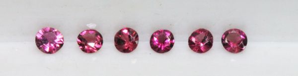 Tourmaline 2.25mm Faceted Rounds