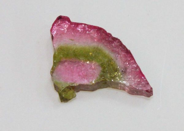 Watermelon Tourmaline Slice, 4.22 cts. - 10.8x15.6mm