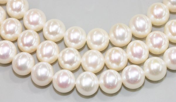 8-8.5mm Fine White Round Pearls