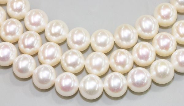 8-8.5mm Fine White Round Pearls