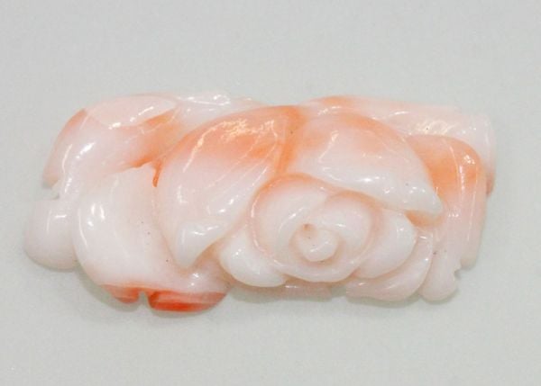 Coral Carved Single Rose  - 1.72 gm.