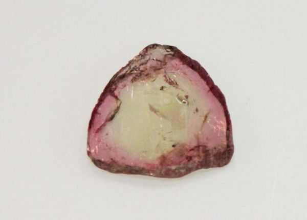 Watermelon Tourmaline Slice, 2.93 cts. - 11.5mm