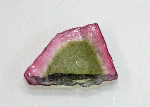 Watermelon Tourmaline Slice, 4.26 cts. - 10.5x15.5mm